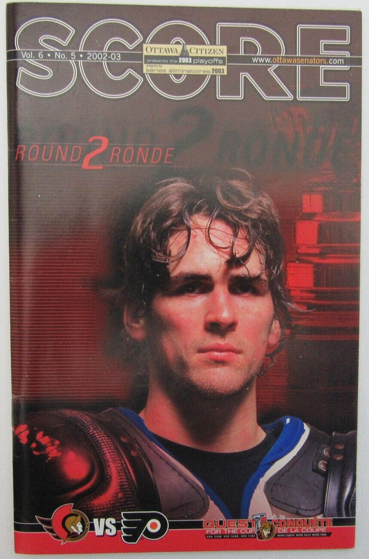 2003 Stanley Cup Playoffs Program Flyers at Ottawa Senators 157730