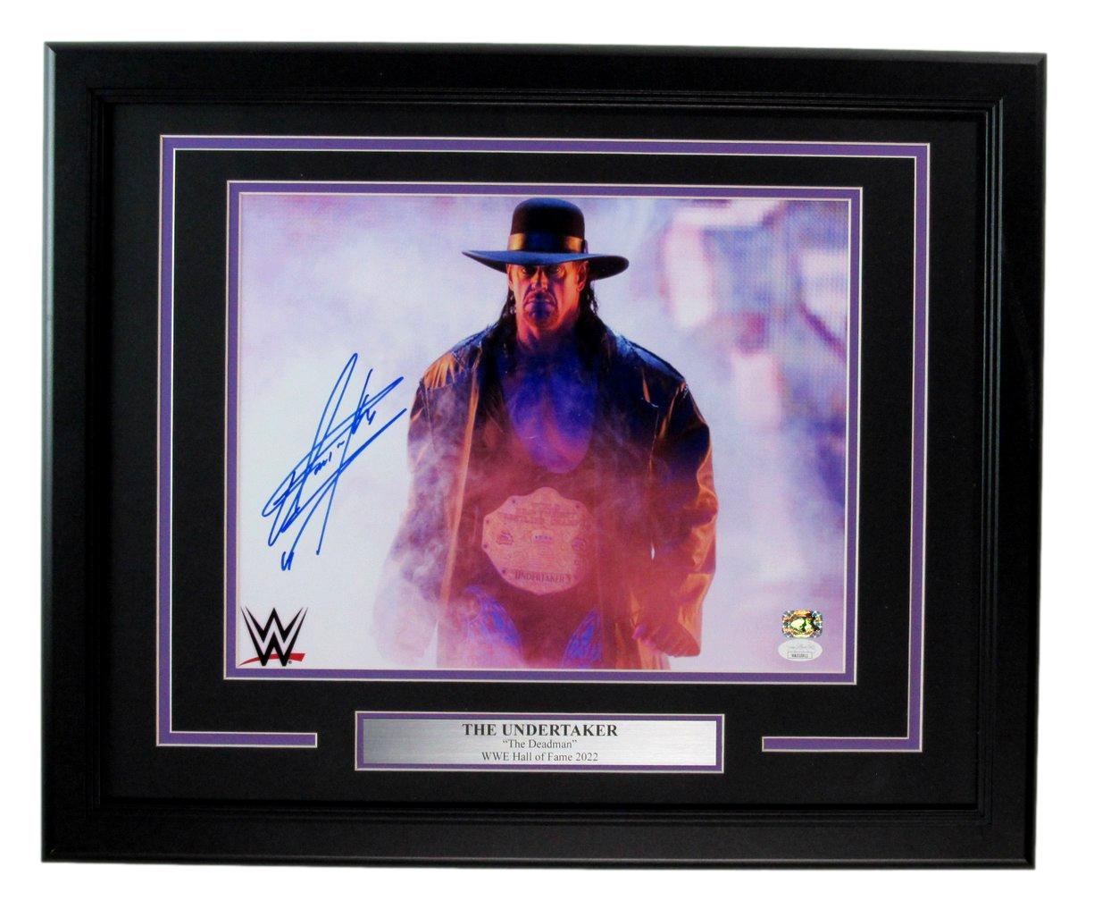 Mark William Calaway "Undertaker" Signed/Auto 11x14 Photo Framed JSA 190547