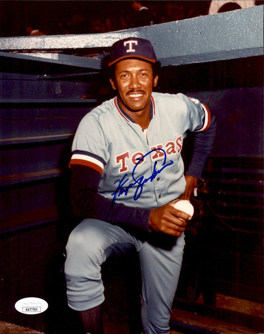 Fergie Jenkins HOF Signed/Autographed 8x10 Photo Texas Rangers JSA 191397
