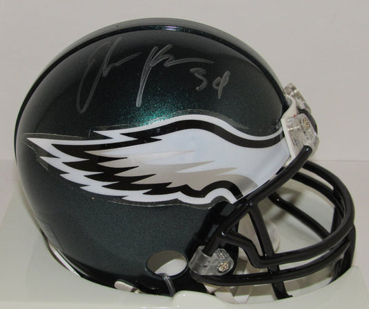 Eldra Buckley Eagles Signed/Autographed Mini Helmet  139669