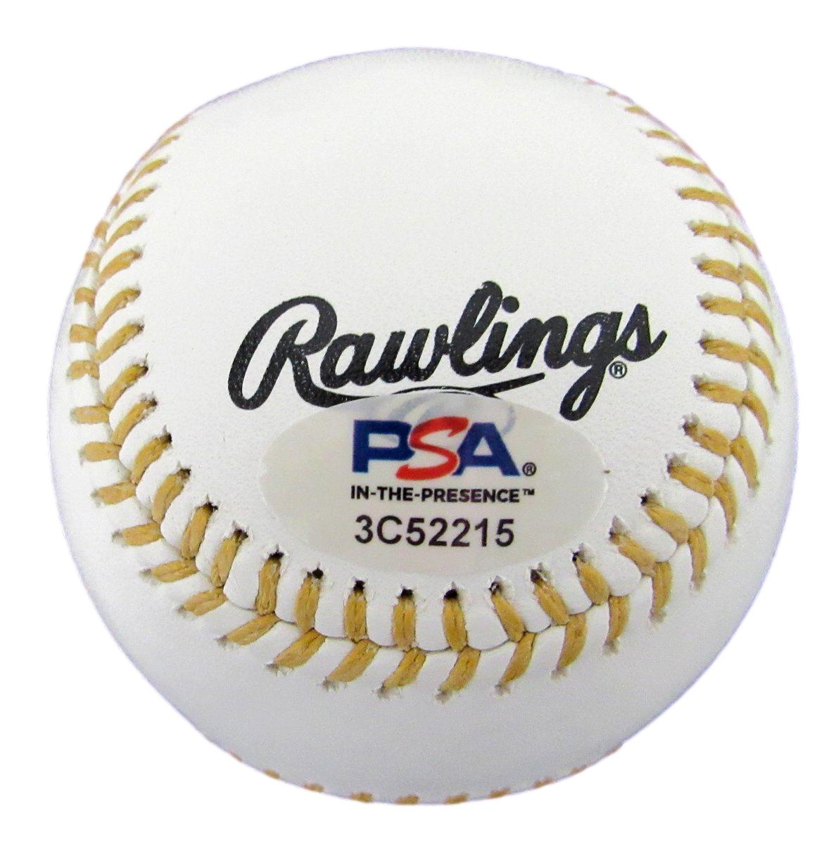 Jimmy Rollins Signed/Inscribed Gold Glove Award Baseball Phillies PSA/DNA 189596