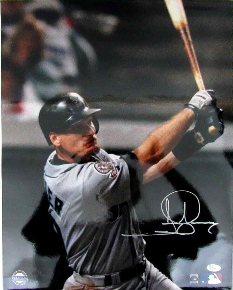 Jay Buhner Autographed/Signed Seattle Mariners 16x20 Photo JSA 129840