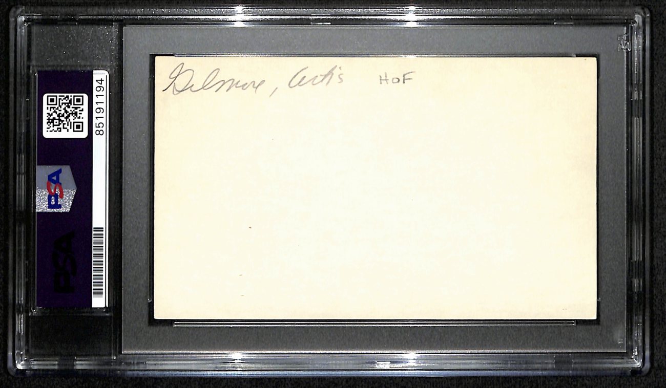 Artis Gilmore HOF Signed/Inscribed 3x5 Index Card Rookie Year PSA/DNA 188546