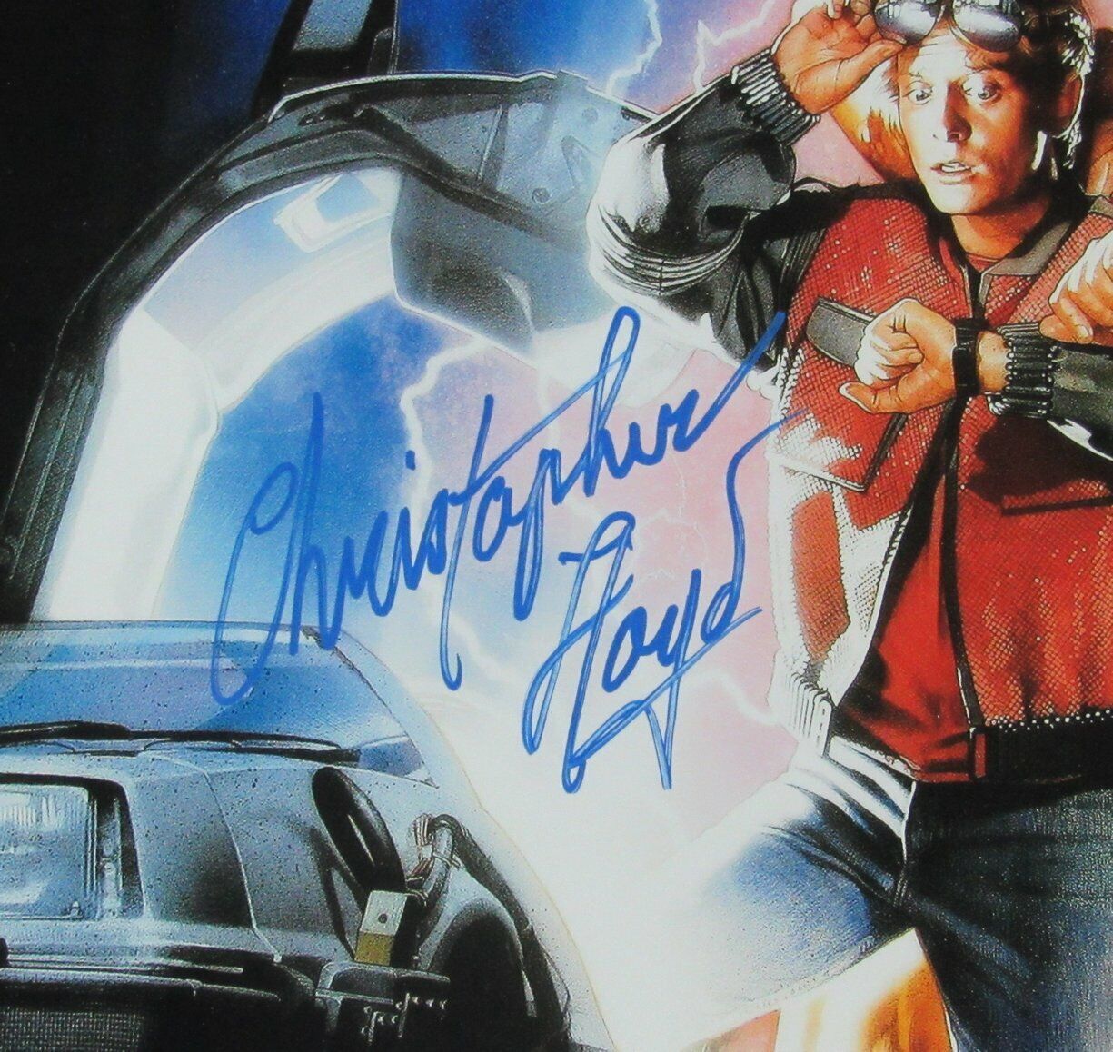 Christopher Lloyd Signed 11x17 "Back to the Future" Photo Framed JSA 161729