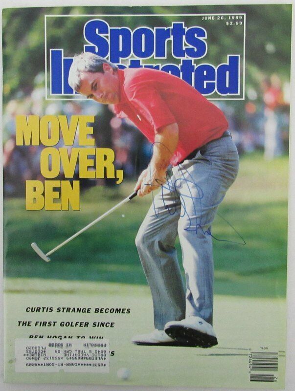 Curtis Strange PGA Champ Signed Sports Illustrated Magazine June 26, 1989 143473