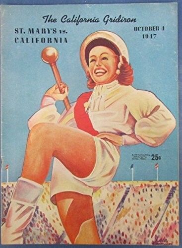 1947 The California Gridiron St. Mary's v. California Program 126996