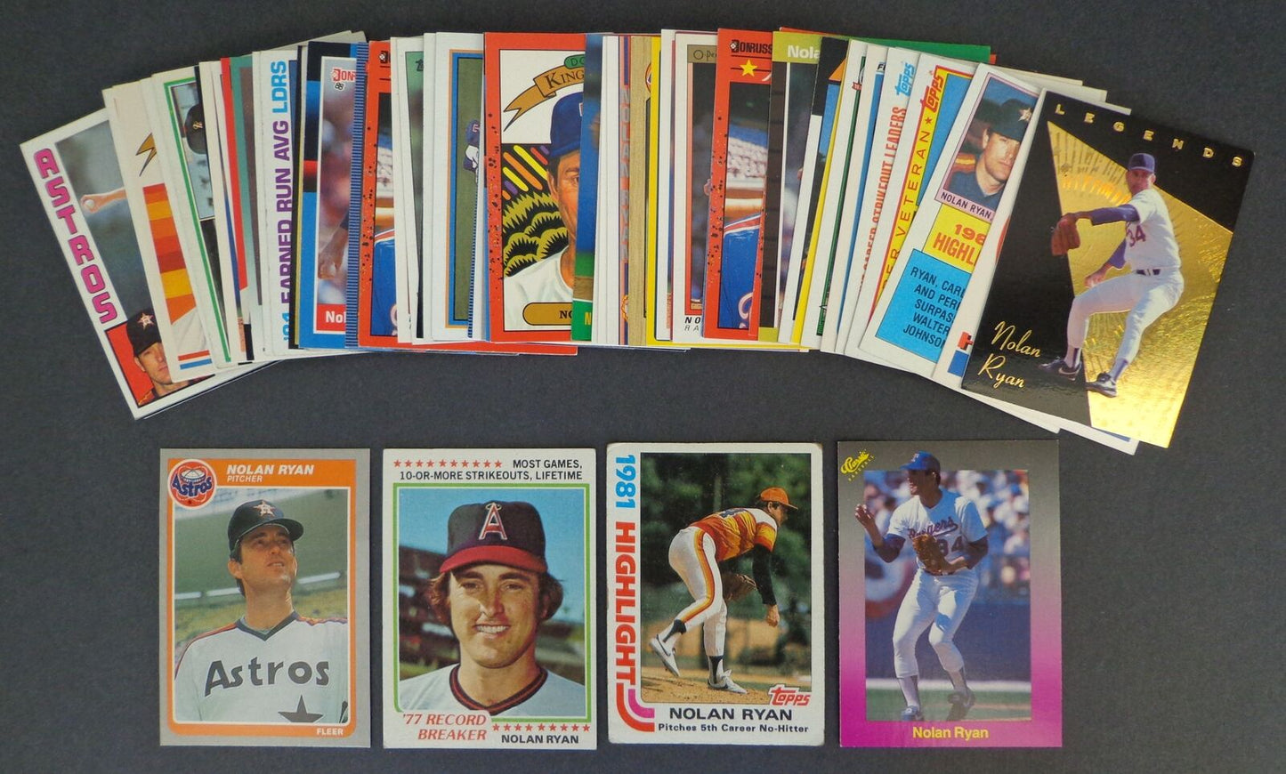 Lot of (63) Nolan Ryan HOF Baseball Cards 177110