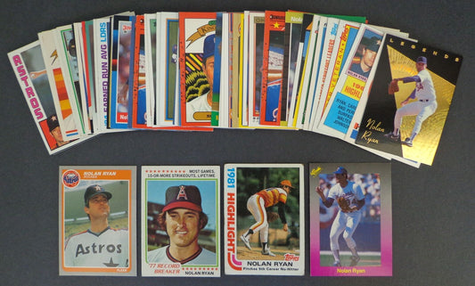 Lot of (63) Nolan Ryan HOF Baseball Cards 177110