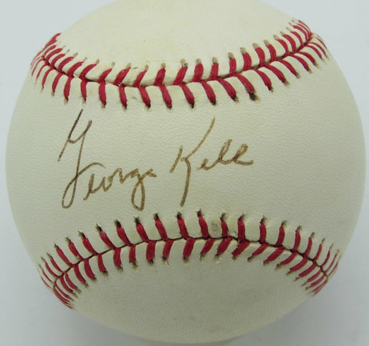 George Kell HOF Detrot Tigers d.2009 Signed/Autographed OAL Baseball 163009