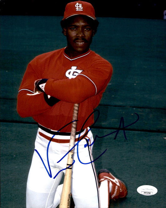 Vince Coleman St. Louis Cardinals Signed/Autographed 8x10 Photo JSA 161061