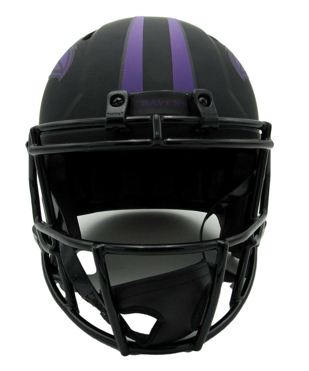 Patrick Queen Signed Ravens Eclipse Full Size Replica Helmet Beckett 164072