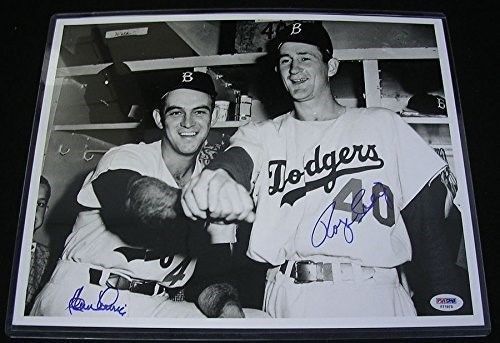 R. CRAIG/C. LABINE Signed Brooklyn Dodgers 11x14 Photo 132574