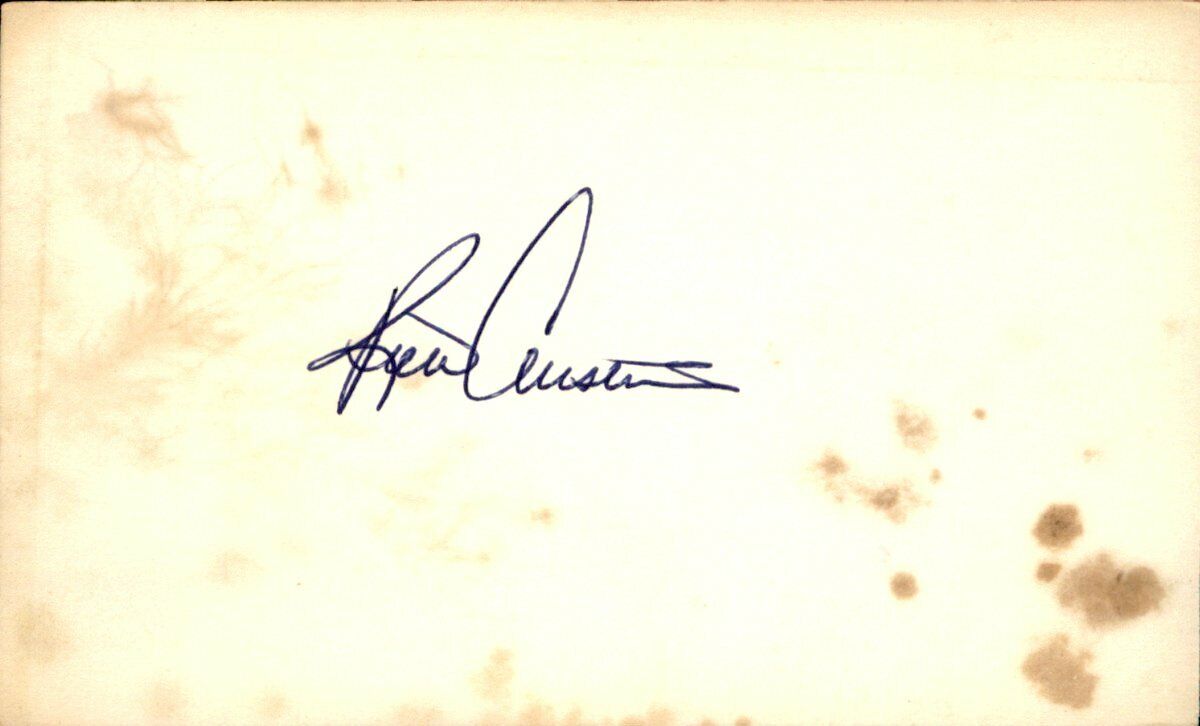 Rick Austin Milwaukee Brewers  Signed/Autographed 3x5 Index Card 162603