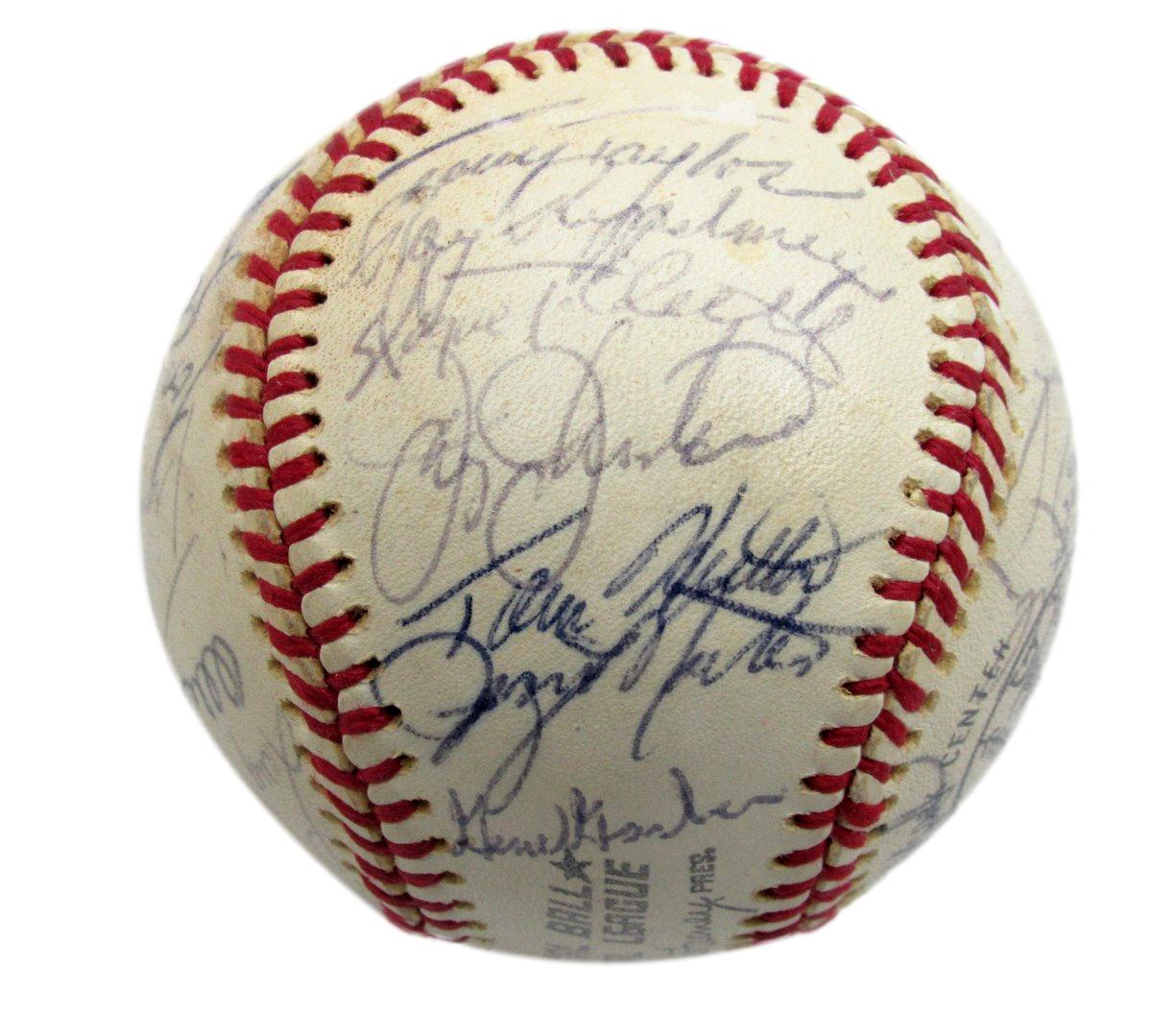 1977 Phillies Team Signed by 25 ONL Baseball Carlton Kaat HOF McGraw 190038