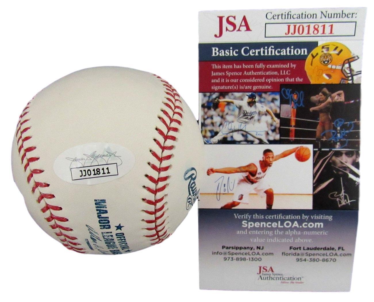 Steve Smith Signed/Auto Phillies Coach 2008 World Series OML Baseball JSA 154088