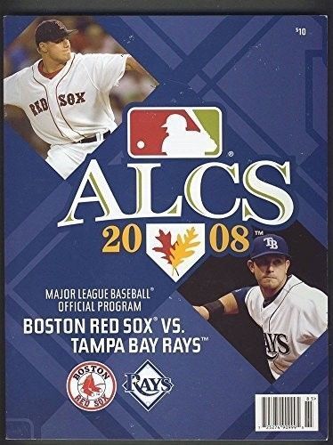 2008 ALCS Program Boston Red Sox Tampa Bay Rays