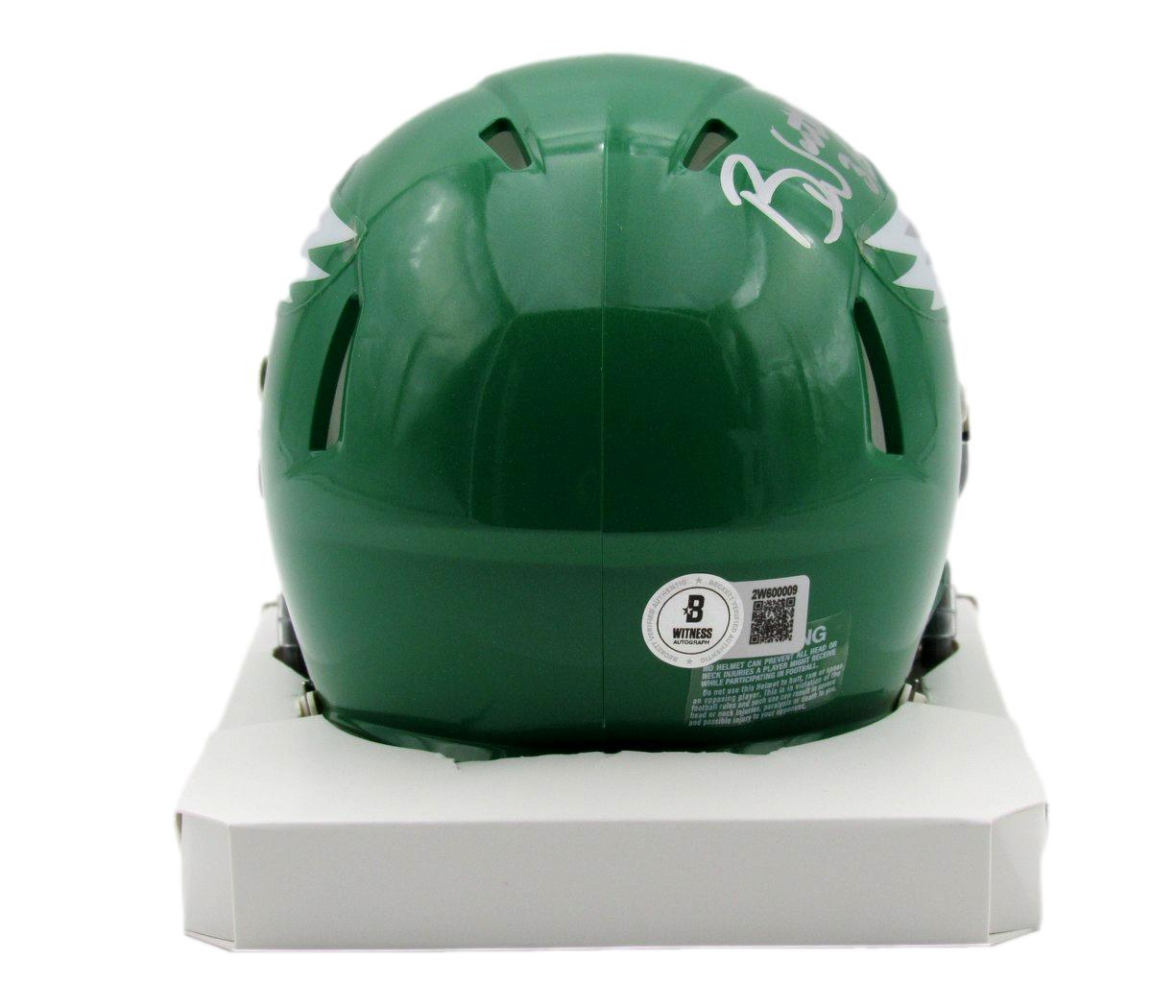 Brian Westbrook Signed/Autographed Eagles Kelly Green Mini Helmet Beckett 193085