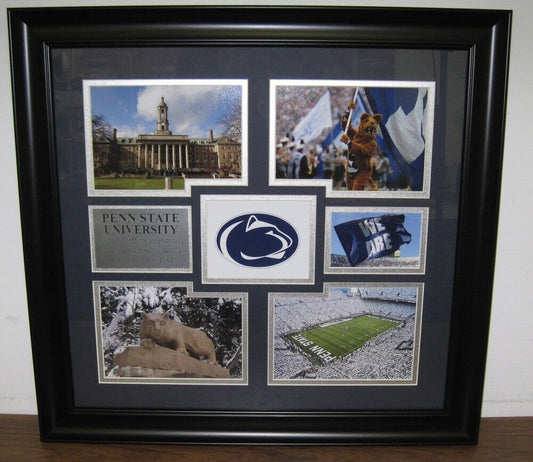 Penn State Landmarks Framed Photo Collage