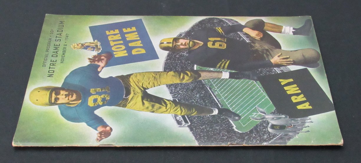 11/ 8/1947 Notre Dame vs. Army College Program 186019