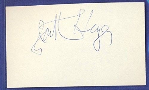 Johnathan Hayes Chiefs Signed/Auto 3x5 Index Card