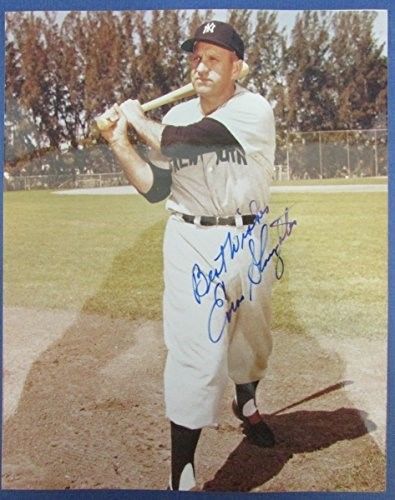 Enos Slaughter New York Yankees Signed/Autographed 8x10 Photo 126304