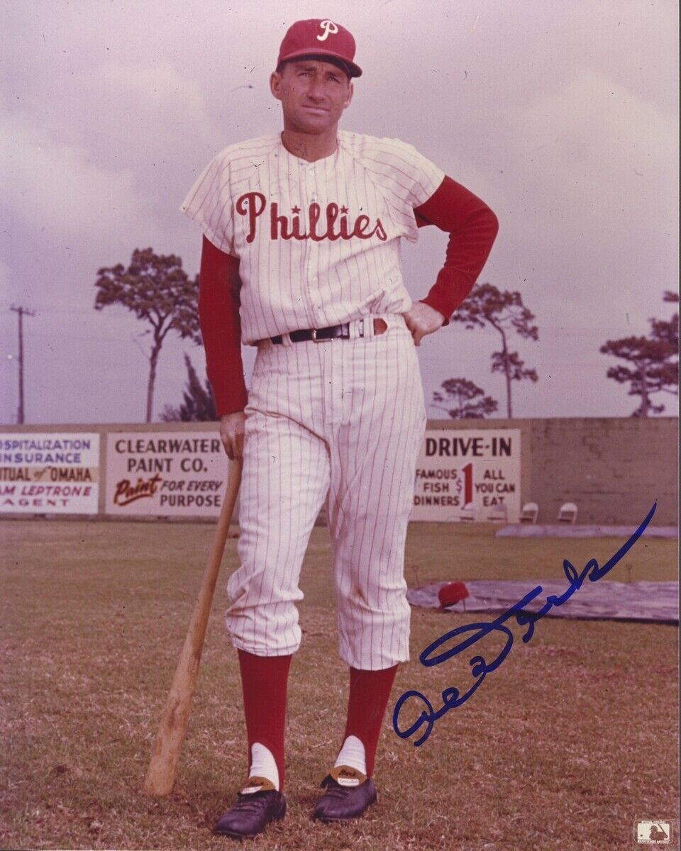 Al Dark Phillies Signed/Autographed 8x10 Photo PASS 123371