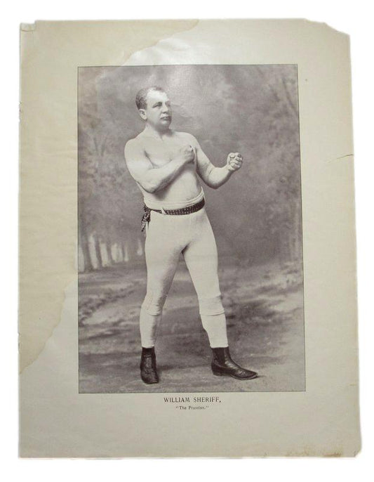 William Sheriff "The Prussian" Boxer 1895 Boxing Gladiators 11x15 Poster