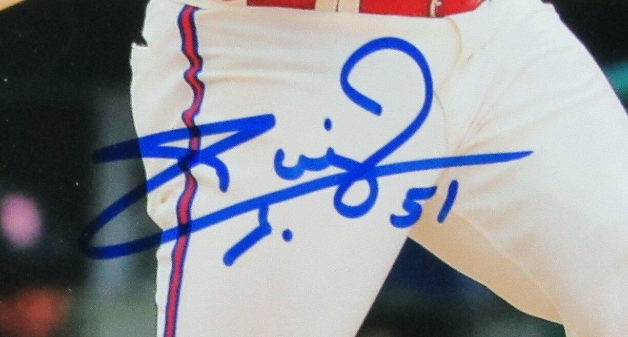 Carlos Ruiz Philadelphia Phillies Signed/Auto 8x10 Photo Framed JSA 164472