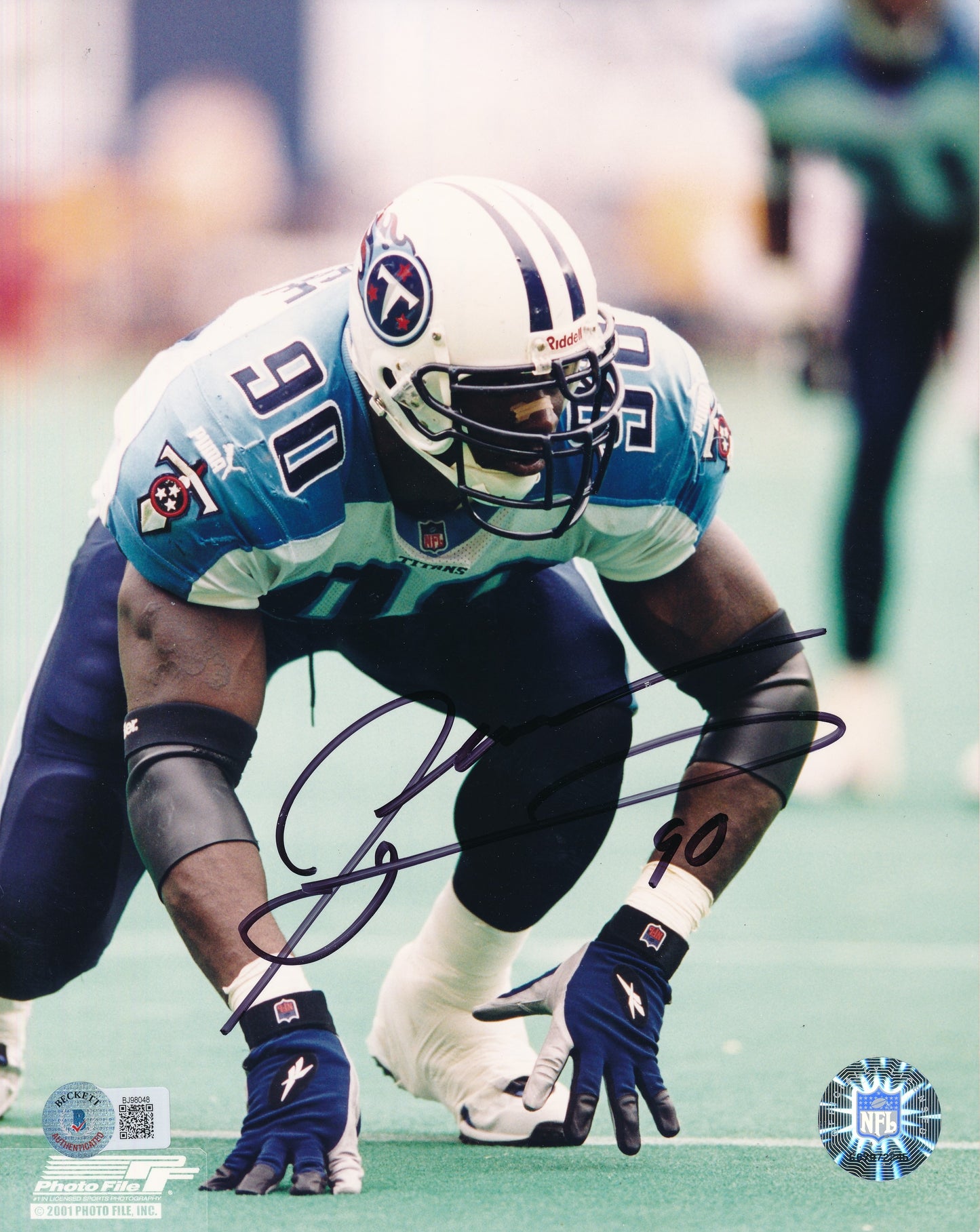 Jevon Hearse Autographed 8x10 Photo Tennessee Titans Beckett 183522