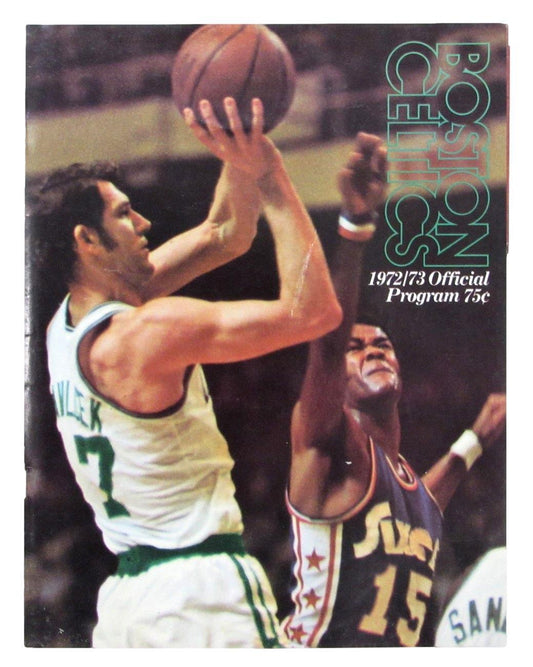 March 11, 1973 Boston Celtics vs. New York Knickerbockers NBA Program