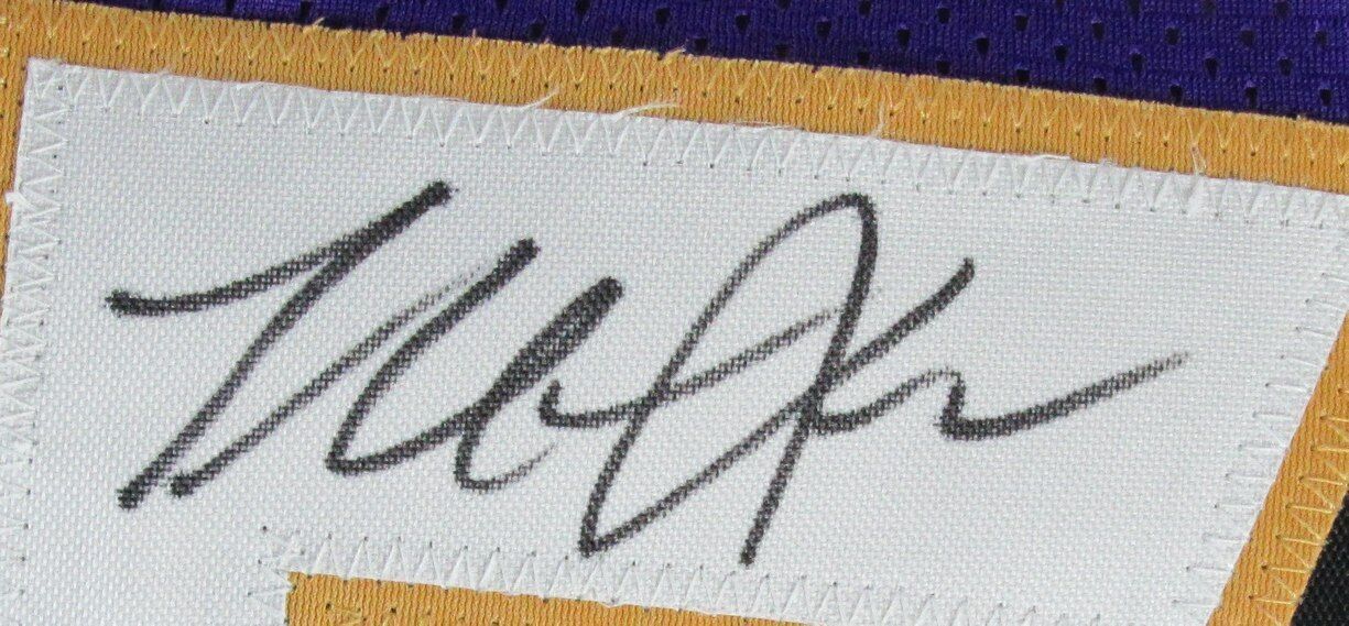 Terrell Suggs Autographed Purple Custom Jersey Baltimore Ravens Beckett