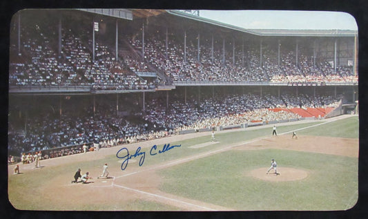 Johnny Callison Phillies Signed 9x15 Photo of Connie Mack Stadium 189428
