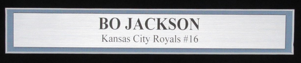 Bo Jackson Signed/Auto 16x20 Photo Kansas City Royals Framed Beckett 192364