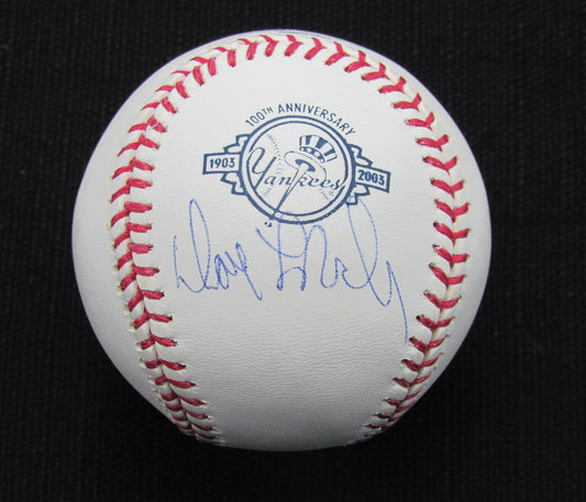 Dave LaRoche Signed/Auto Yankees 100th OML Baseball MAB 187025