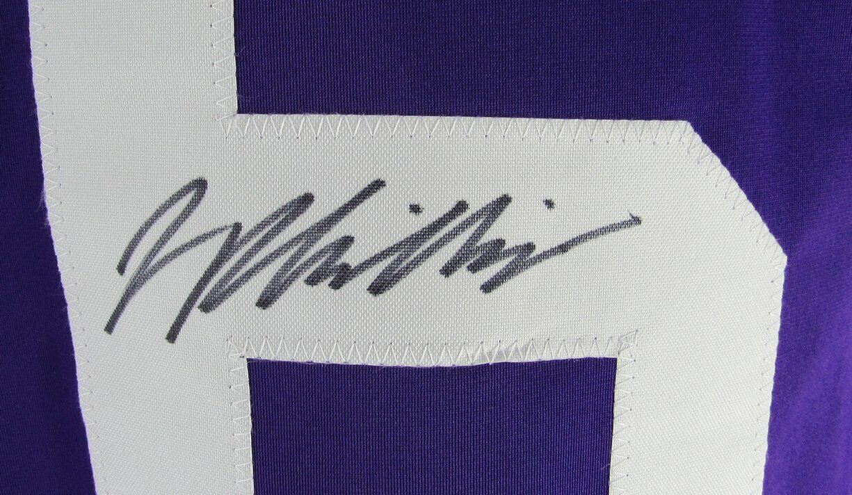 Jacob Phillips Signed/Autographed LSU Purple Custom Football Jersey JSA 161109