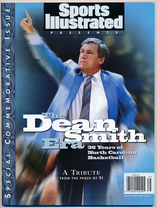 October 29, 1997 Dean Smith Sports Illustrated NO LABEL Newsstand North Carolina