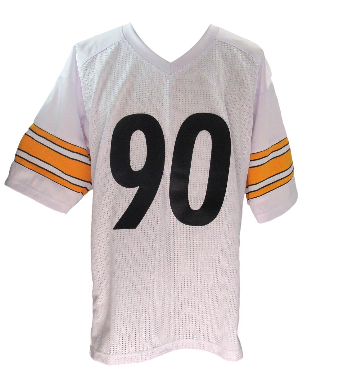 T.J. Watt Signed/Autographed White Custom Jersey Steelers Beckett 192180