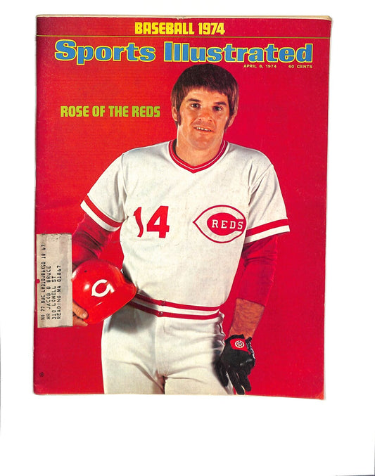 April 8, 1974 Pete Rose Cincinnati Reds Sports Illustrated Cover 181654