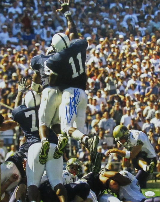 LaVar Arrington Signed/Autographed 16x20 Photo w/ Paterno Penn State JSA 190832