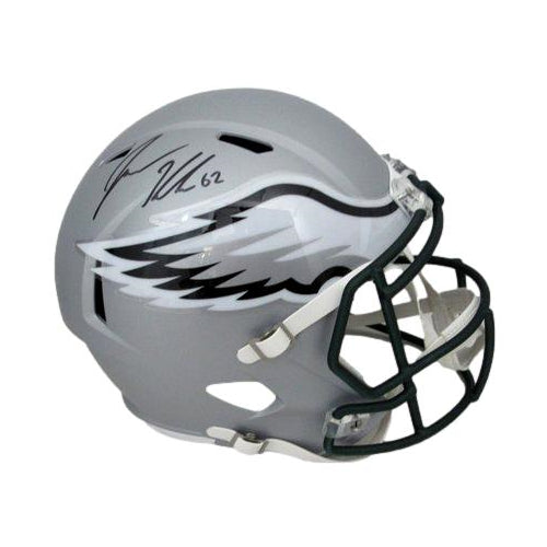 Jason Kelce Signed/Autographed Full Size Blaze Replica Helmet Eagles PSA/DNA 189947