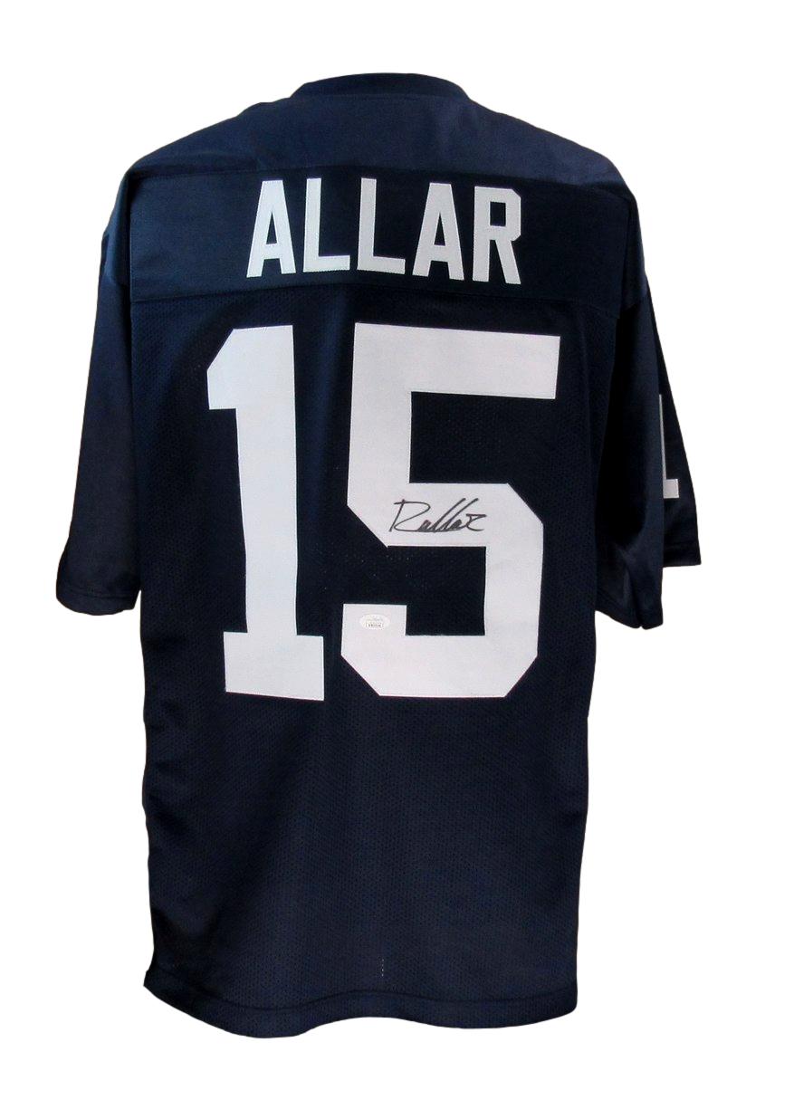 Drew Allar Autographed Blue Custom Football Jersey Penn State JSA 182884