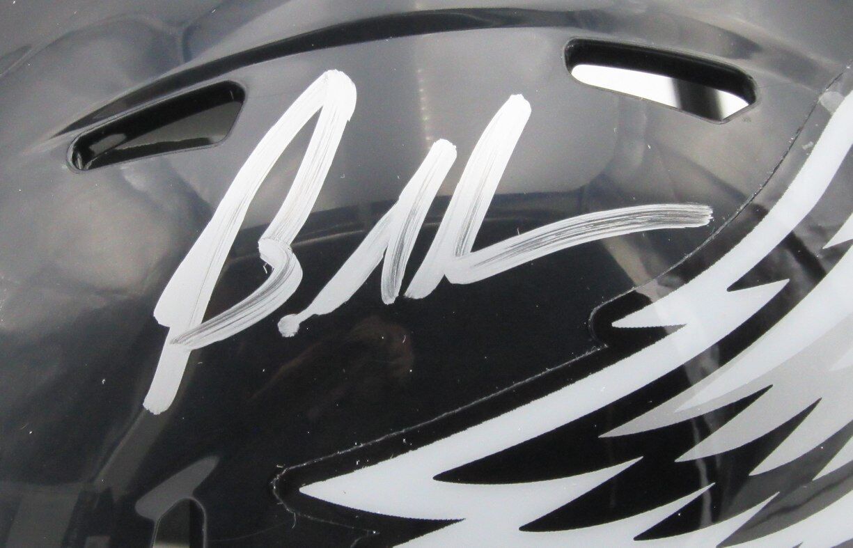 Brandon Graham Autographed 2022 Alternate Mini Black Helmet Eagles Beckett