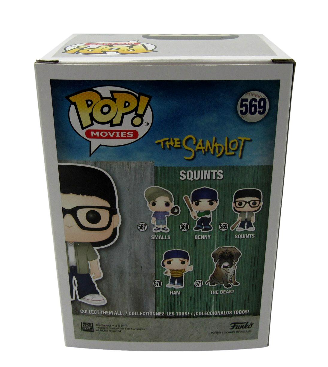 Chauncey Leopardi Signed/Insc Funko Pop! #569 "The Sandlot - Squints" JSA 185383