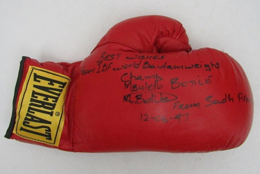 Mbulelo Botile Signed Everlast Boxing Glove JSA R88931