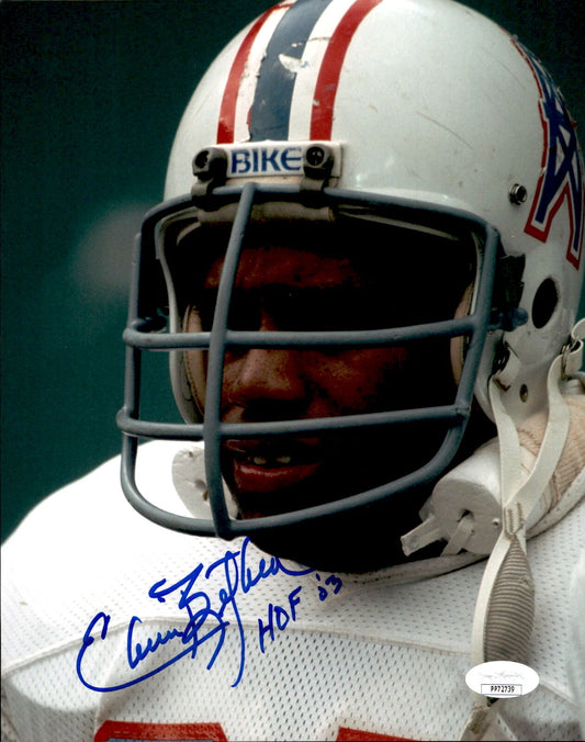 Elvin Bethea HOF Houston Oilers Signed/Inscribed 8x10 Photo JSA 161099