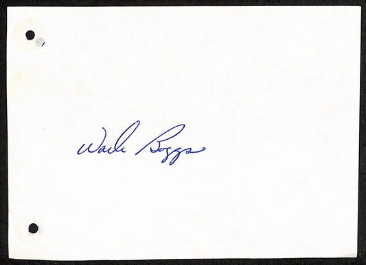 Wade Boggs HOF Signed/Auto Vintage 4X6 Album Page Red Sox 191568