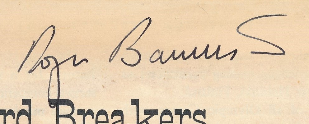 Roger Bannister Signed/Auto Magazine Article Runner PSA/DNA 192275