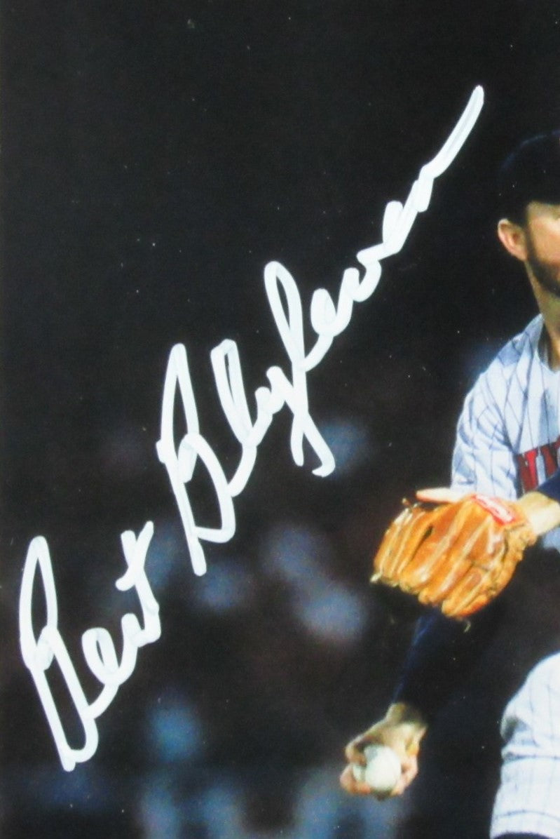 Bert Blyleven HOF Autographed Minnesota Twins 8x10 Photo Framed JSA 188751