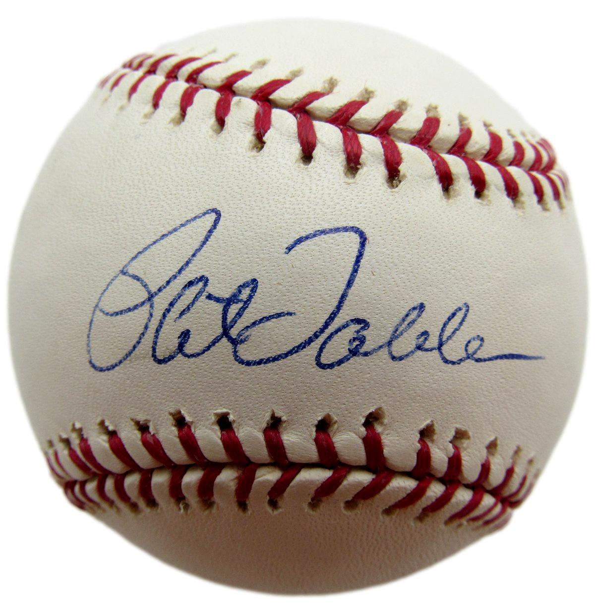 Pat Tabler Autographed OML Baseball Cleveland Indians JSA