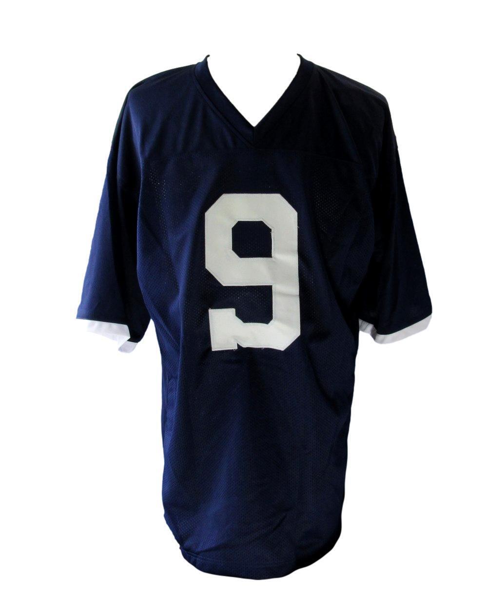 Trace McSorley Autographed Blue Custom Football Jersey PSU Penn State JSA